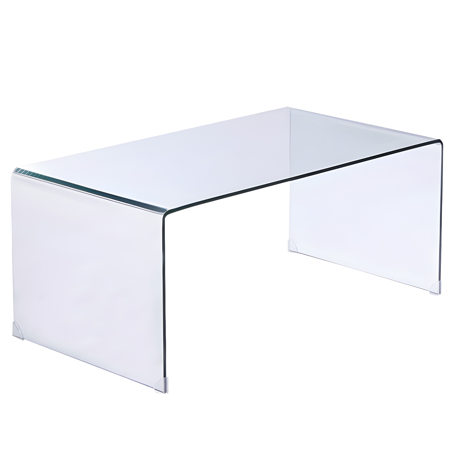 Modern Rectangle Coffee Table Acrylic Cocktail Table for Living Room - image 5