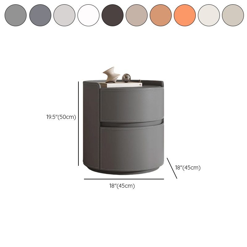 Simple 2 Tiers Nightstand With Drawer Organization, 2 Drawers - image 28