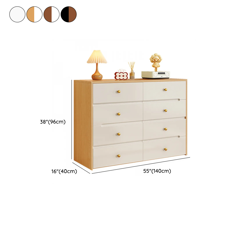Casual Timber Double Dresser/Lingerie Chest/Bachelor Chest with 6/8/5 Drawers in Horizontal/Vertical Orientation - image 21