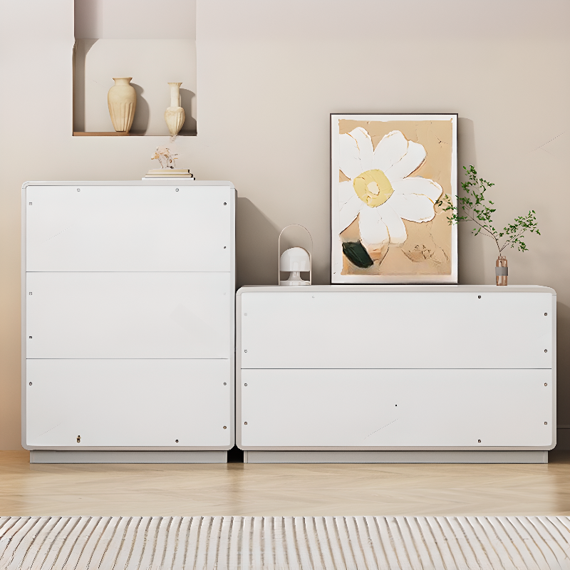 Minimalist Wood Horizontal/Vertical Bachelor Chest with Drawers