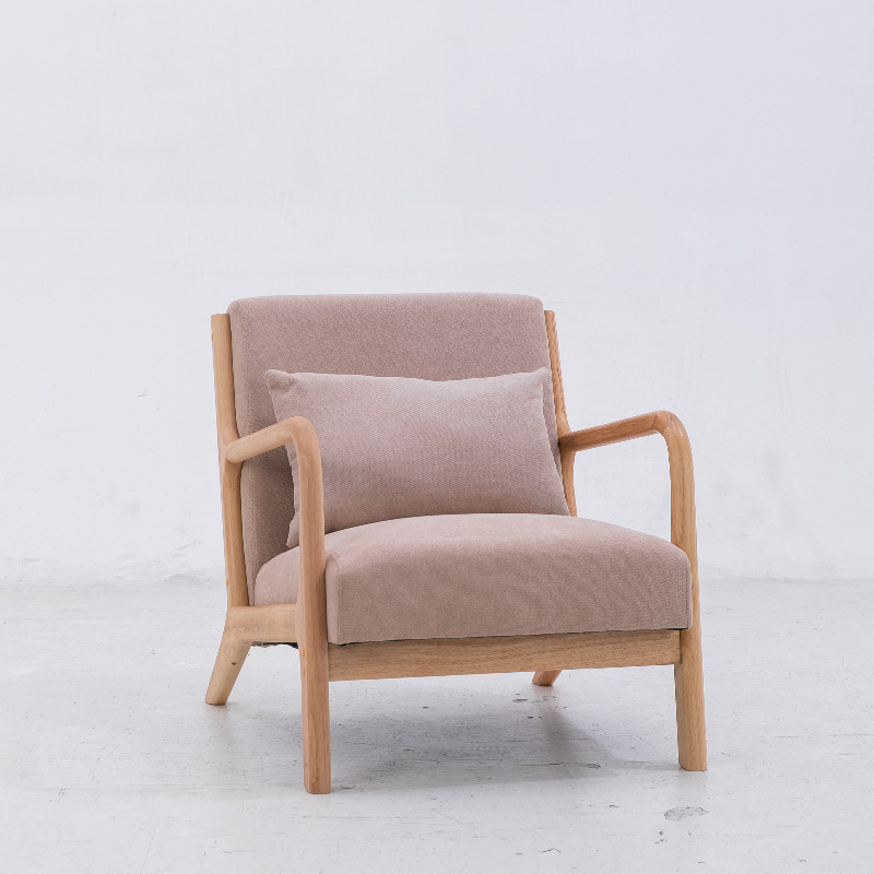 Casual Chalk/Cocoa/Azure Wood Rocking Chair Couch - image 7
