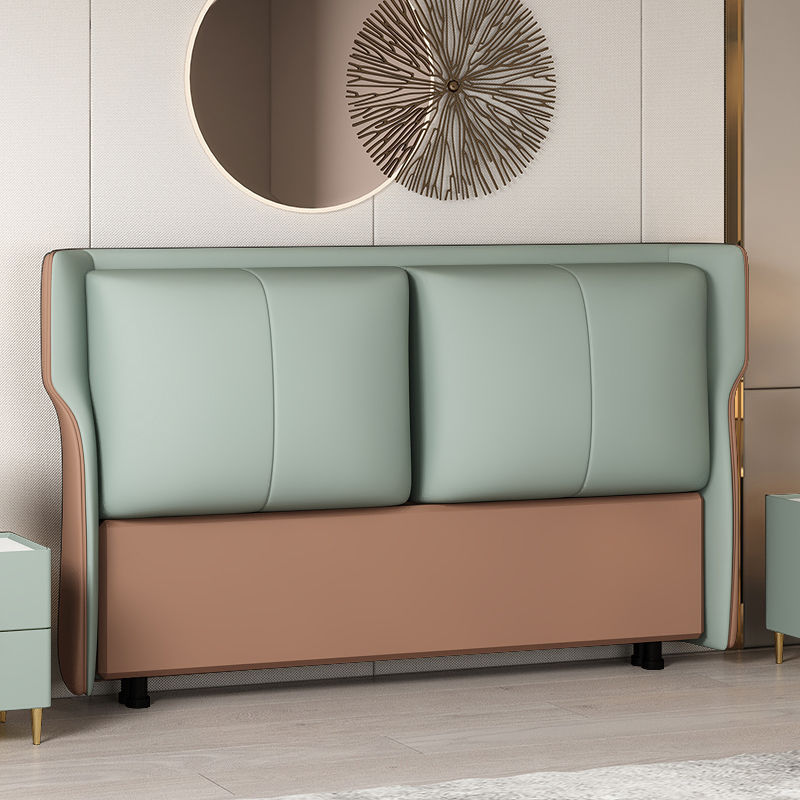 Standard（36-55“） Free-standing Standard Full(54"W x 75"L)/Twin(38"W x 75"L) No Distressing Rectangular Wingback Headboard with Sponge Filing and Wood/ Upholstery Frame - image 3