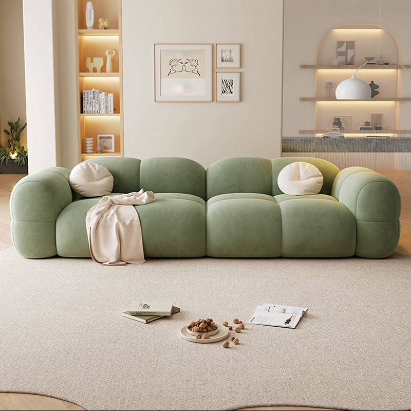 Anti Cat Scratch Velvet Modern Sofa with Stain Resistant Feature - image 8