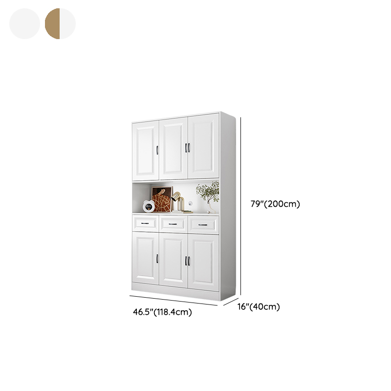 Wood Contemporary Storage Cabinet Buffet Sideboard with Drawers for Home Use - image 17