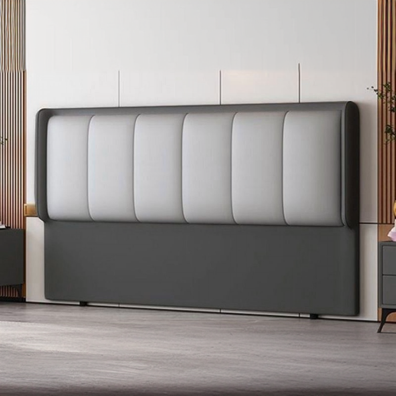 Simplistic Style Wingback Headboard in Lumber with No Distressing, Rectangular Shape for King/Queen/Full Bed, Featuring Sponge Upholstery Fill and Standard Height - image 3