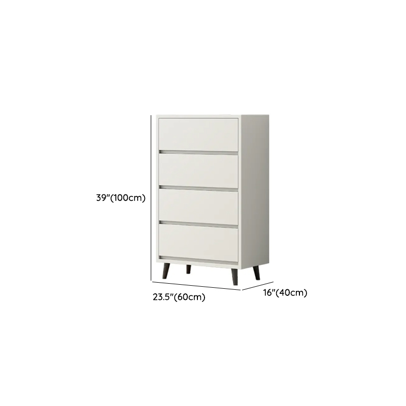 White Simple Raw Wood Console Dresser/Lingerie Chest/Bachelor Chest with 6/4/8 Drawers in Horizontal/Vertical Orientation - image 12