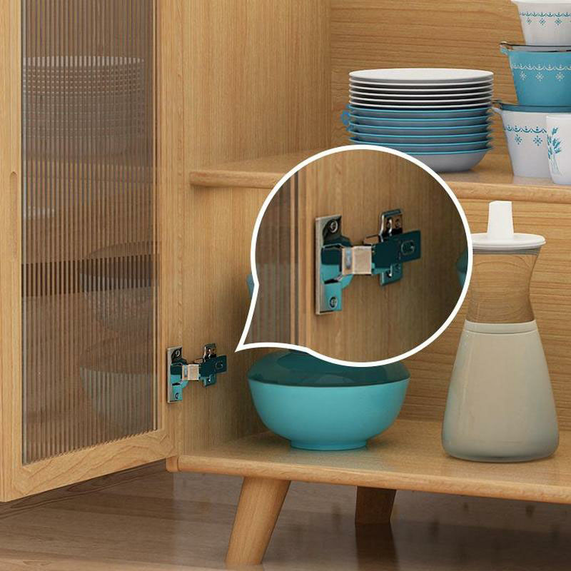 Scandinavian Style Narrow Wood Cabinet 40 cm Buffet & Sideboard Without Drawers Server - image 13
