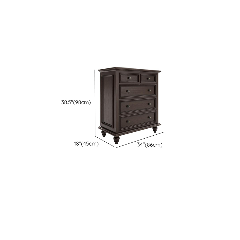 Classic Cocoa Lumber Horizontal/Vertical Console Dresser/Lingerie Chest/Bachelor Chest with 9 Drawers/7 Drawers/6 Drawers - image 21