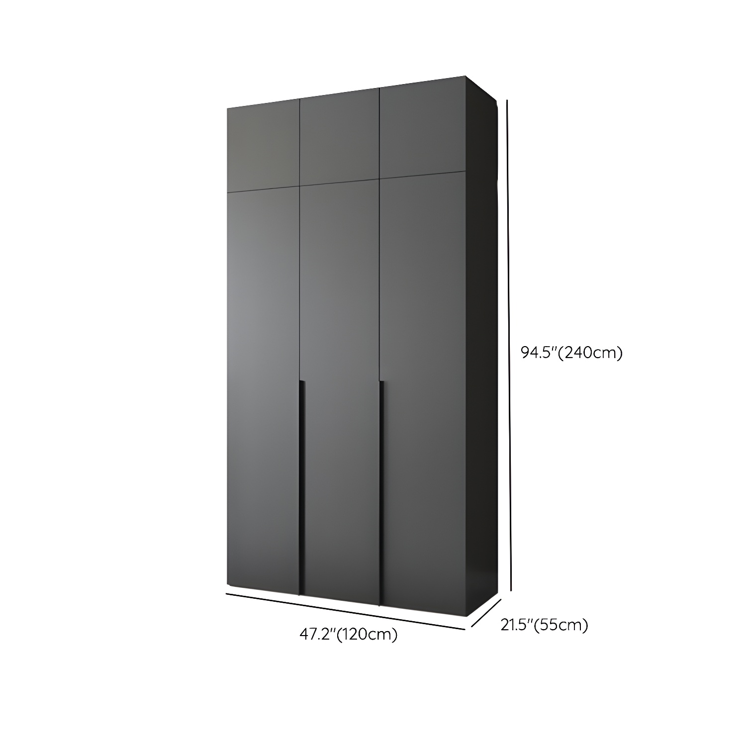 Modern Wooden Wardrobe Cabinet Bedroom Soft Close Doors Armoire - image 23