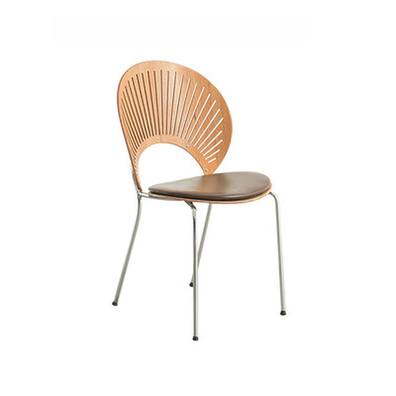 Dining Room Sturdy Side Chair with Outlined Frame and Foot Pads - image 25