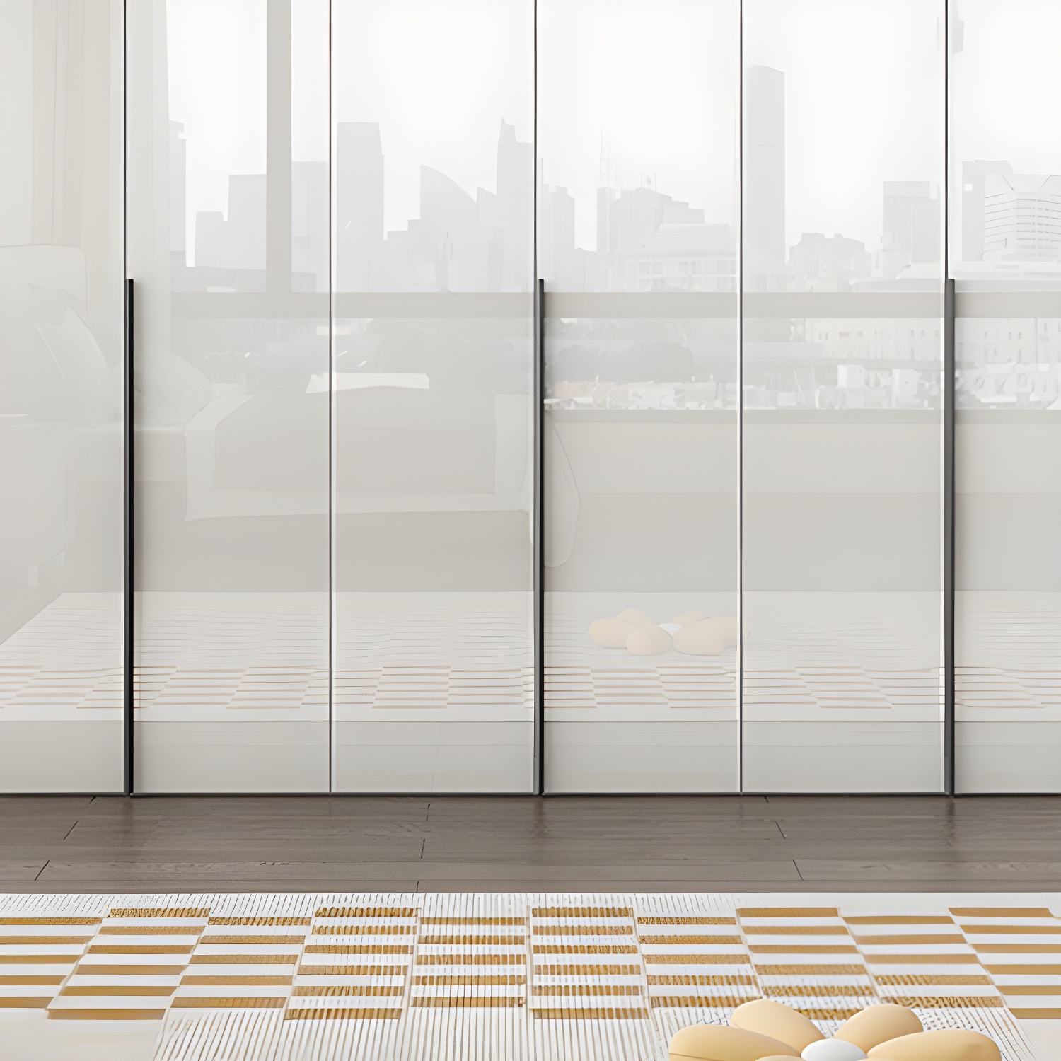 Hinged Wardrobe Armoire with Shelves White Wardrobe Closet for Home - image 9