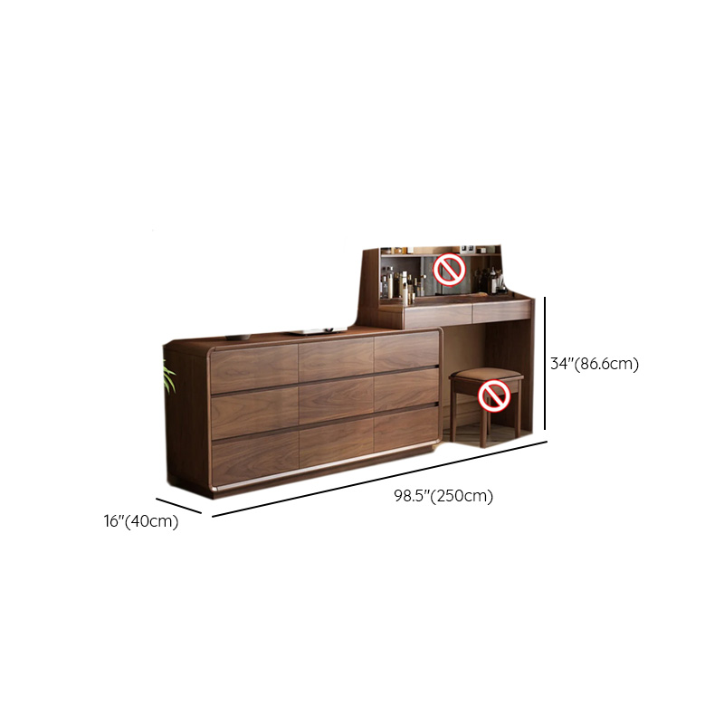 Multi-Purpose Vanity Set/Makeup Vanity with Scalable Telescopic and Push-Pull 2-in-1 Feature - image 9