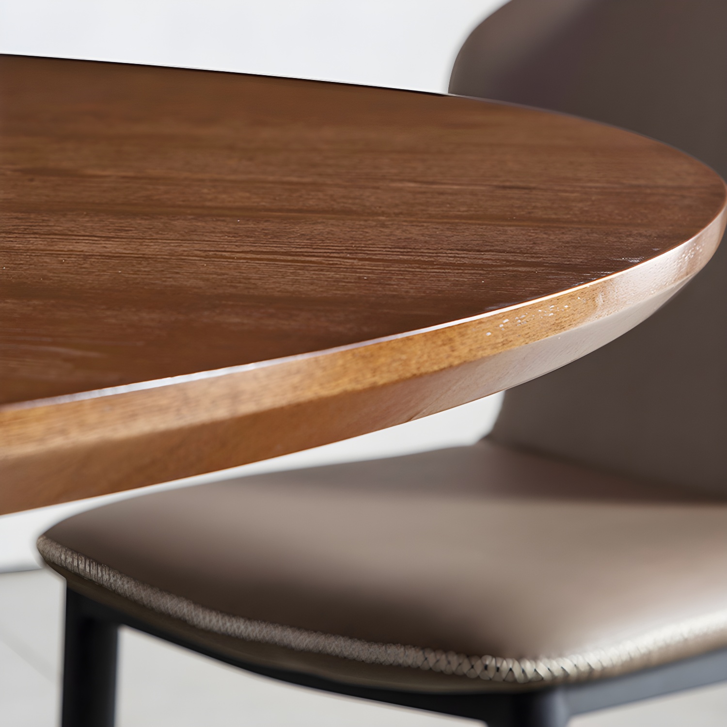Contemporary Sintered Stone Table Round Table Set 1/6/8/9/12 Pieces Dining Set - image 8