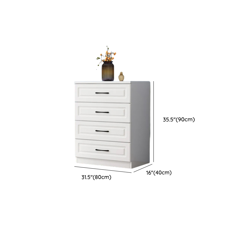 Simple Vertical/Horizontal Chalk Bachelor Chest in Wood with 3 Drawers/5 Drawers/6 Drawers - image 12