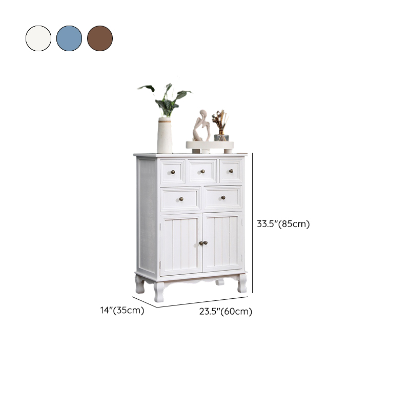 Wooden Bronze Solid Wood Dressers & Chests with Drawers Metal Handle, No Assembly - image 19
