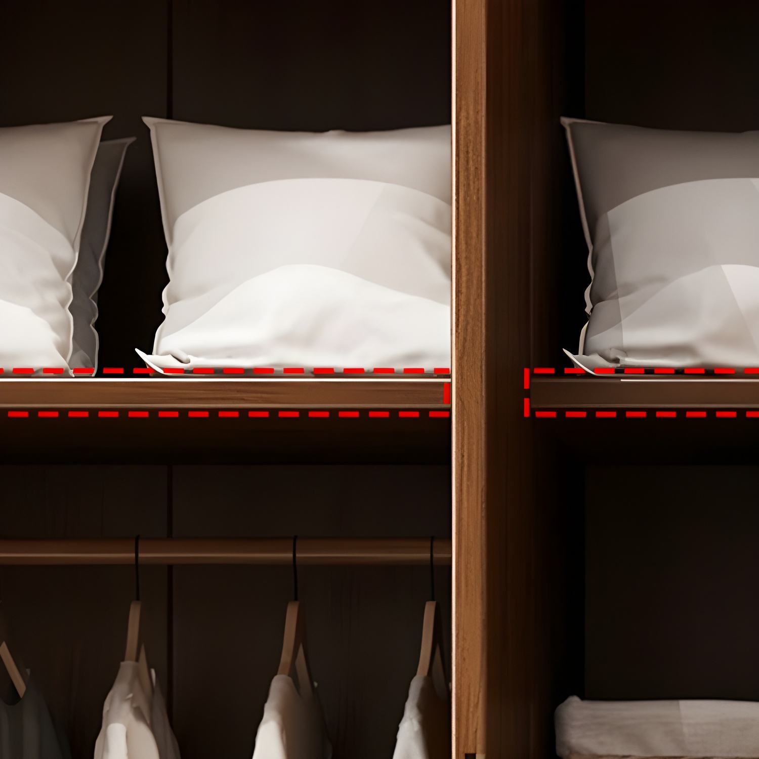 Contemporary Oak Solid Wood Wardrobe Freestanding Multifunctional Wardrobe - image 9