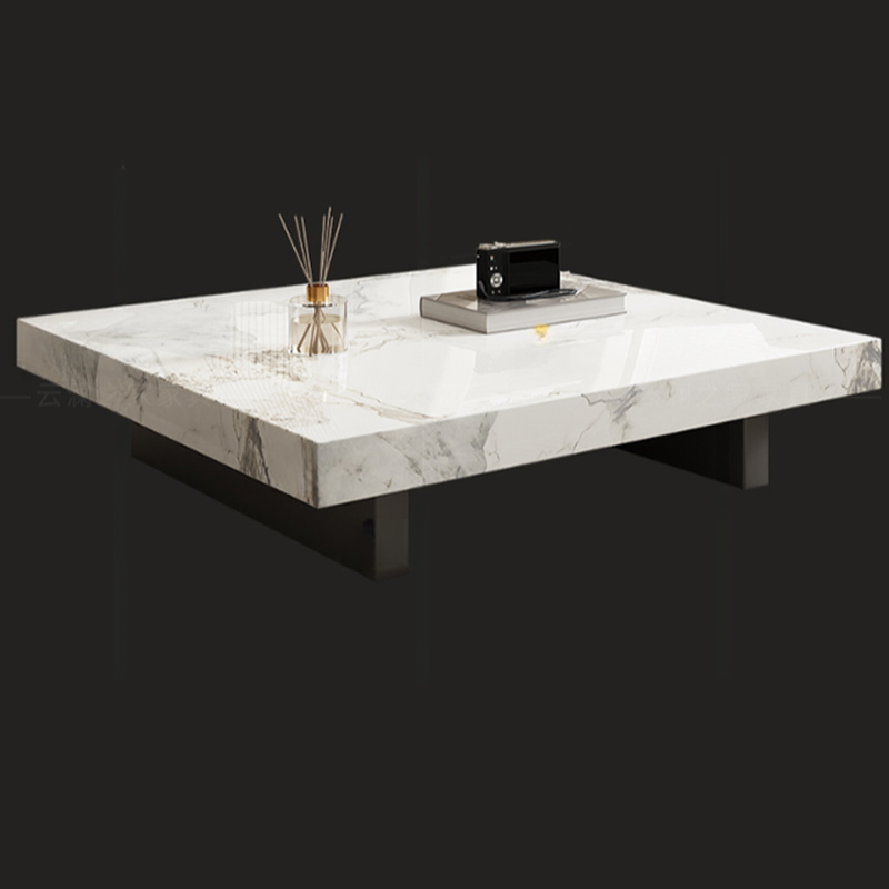 Square Board Game Coffee Table with Sled Base Suitable for Living Room Use - image 13
