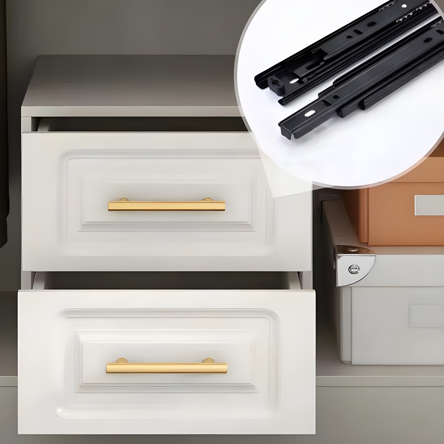 French Country Wardrobe White Wooden Wardrobe Closet for Bedroom - image 11