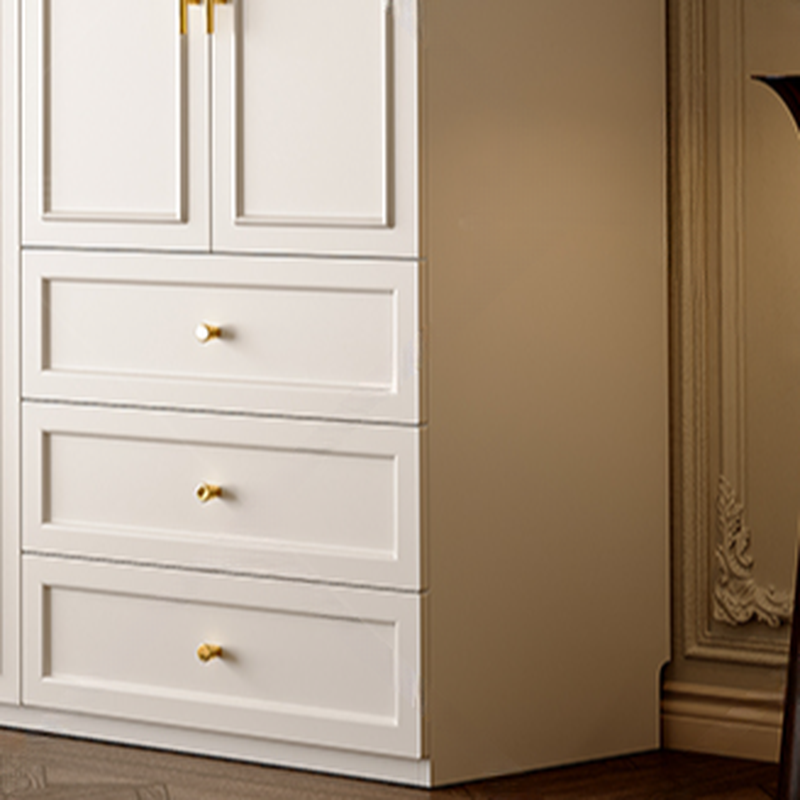 Chalk Modern Wooden Standalone Almirah with 3-Drawer/6-Drawer, Soft Close Door, and Interior Shelves - image 3