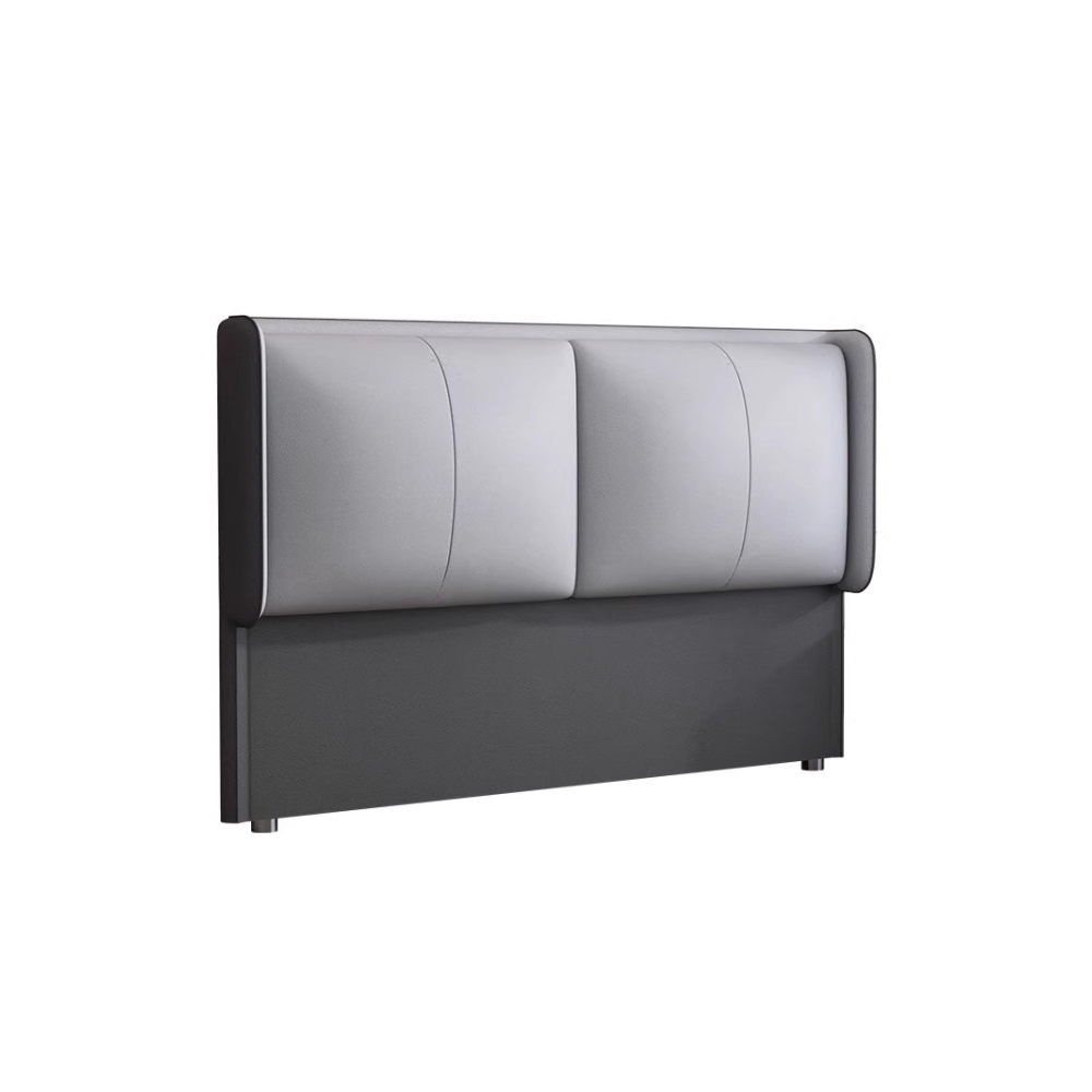Modish Style Panel Headboard in Timber with No Distressing, Rectangle Shape for King/Queen/Full Bed, Featuring Sponge Upholstery and Standard Height - image 8
