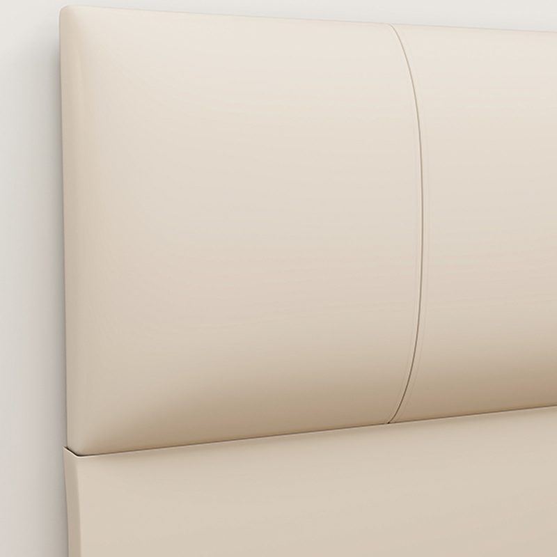 Simplistic Style Panel Headboard in Natural Wood with No Distressing, Rectangular Shape for Queen/Full/Twin XL Bed, Featuring Sponge Upholstery and Standard Height - image 12