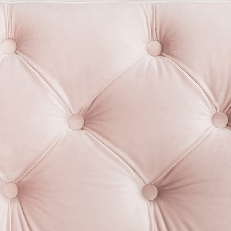 Button-tufted Straight/L-Shape Horizontal/Left Hand Facing Sofa Chaise/Sofa Couch in Rose with Tufted Back - image 6