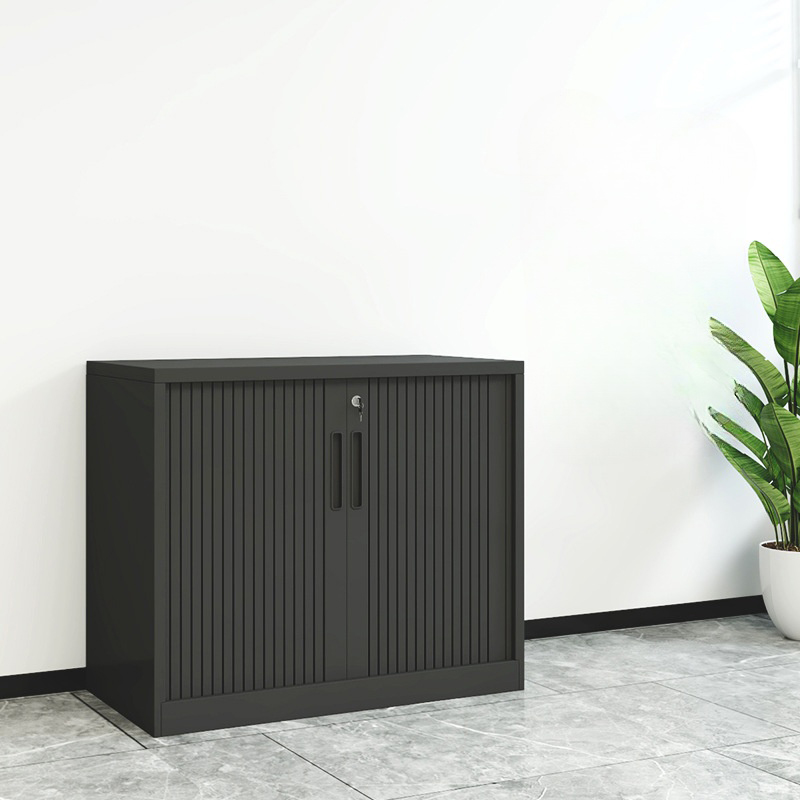Steel Self-supporting Lockable Accent Cabinet with Sliding Door