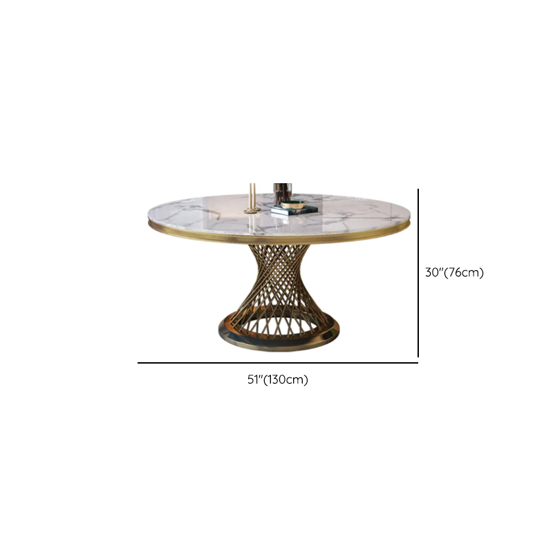 Art Deco Marble Stone Dining Table Set Available for 4, 6, or 8 People - image 10