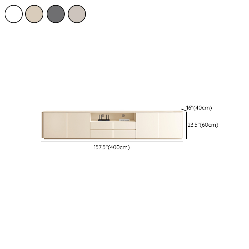 Modern Rectangle TV Stand with 4-Door/2-Door & 3 Tiers Living Room - image 26