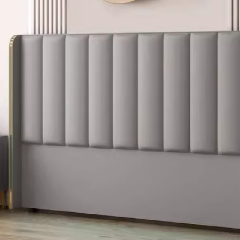 Modish Style Wingback Headboard in Timber with No Distressing, Rectangle Shape for King/Queen/Full Bed, Featuring Sponge Upholstery and Standard Height - image 6