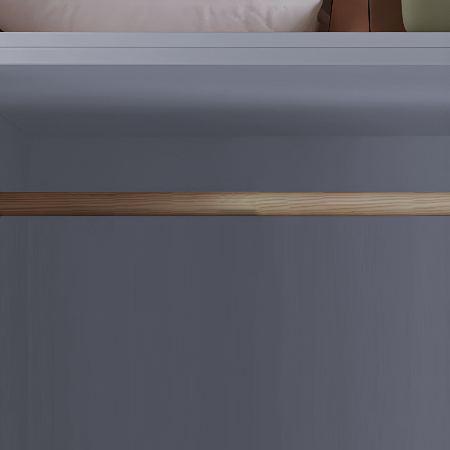 Bedroom Soft Close Doors Armoire Modern Style Wooden Wardrobe Cabinet - image 3