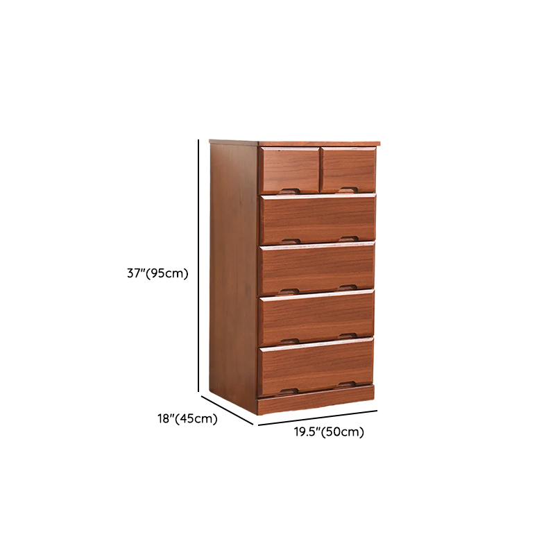 Sepia Minimalist Raw Wood Lingerie Chest/Dresser Vanity Combo with Multiple Drawers in Vertical/Horizontal Orientation - image 10