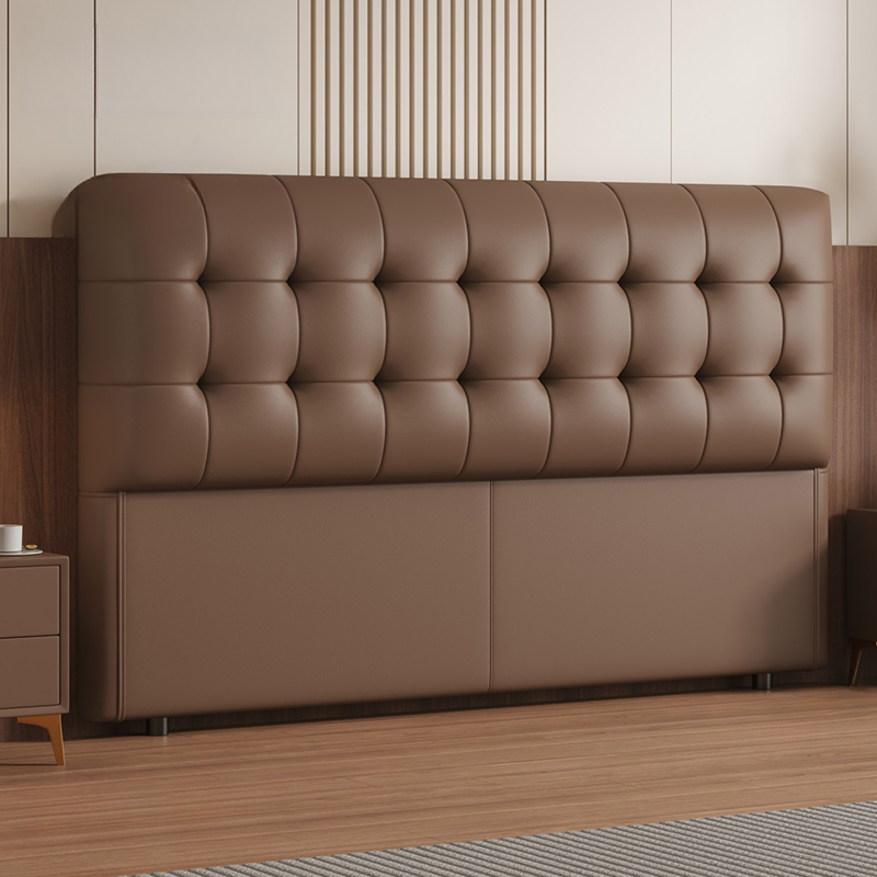Trendy Panel Headboard with No Distressing, Piled Tufted Rectangle Design for King/Queen/Full Bed, Featuring Sponge Upholstery and Standard Height - image 4