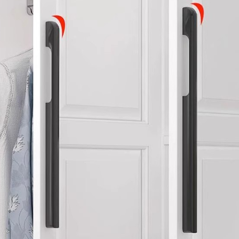 Chalk Modish Wood Wardrobe Closet with Soft Close Drawer, Soft Close Door, Interior Shelves, and Clothing Rod - image 4