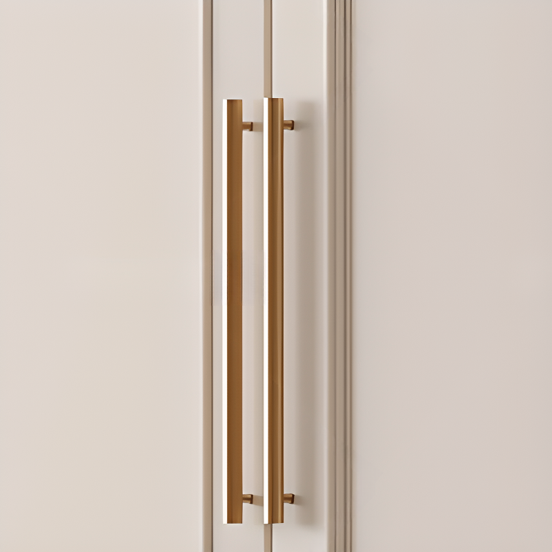 White Casual Wood Independent Armoire Cabinet with Compartments, Soft Close Door, and Interior Shelves - image 6