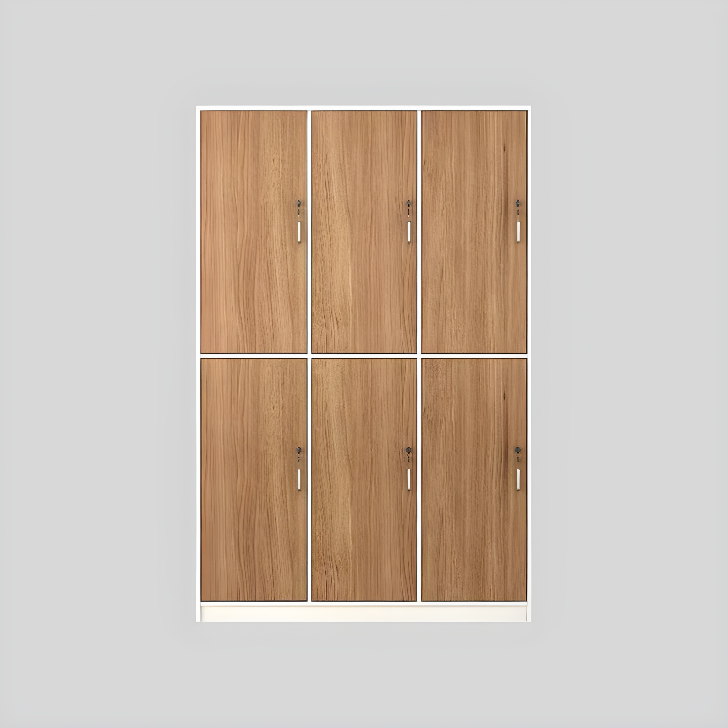 Natural Finish Indoor Cabinet Contemporary Storage Cabinet with Hinged Door - image 8