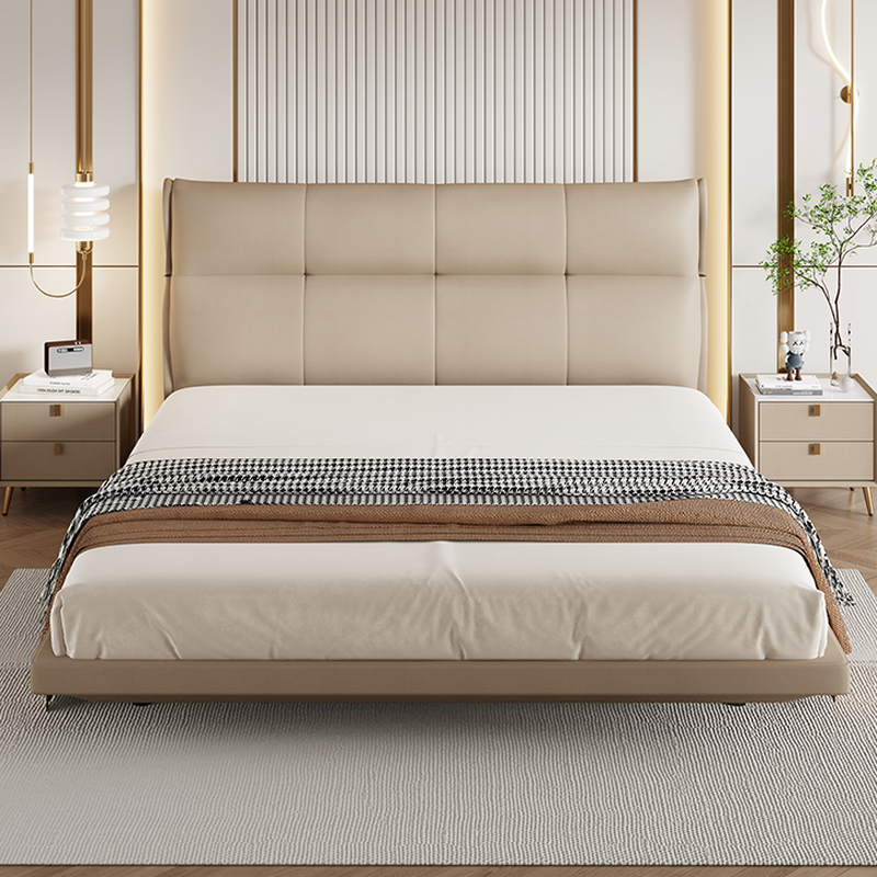 Art Deco Style Panel Headboard with No Distressing, Decorative-stitched Tufting, Rectangle Shape for Queen/Full/Twin XL Bed, Sponge Upholstery Fill, Standard Height - image 8