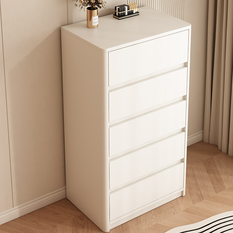 White Trendy Timber Console Dresser/Semainier with 6/8/3 Drawers in Horizontal/Vertical Orientation - image 4