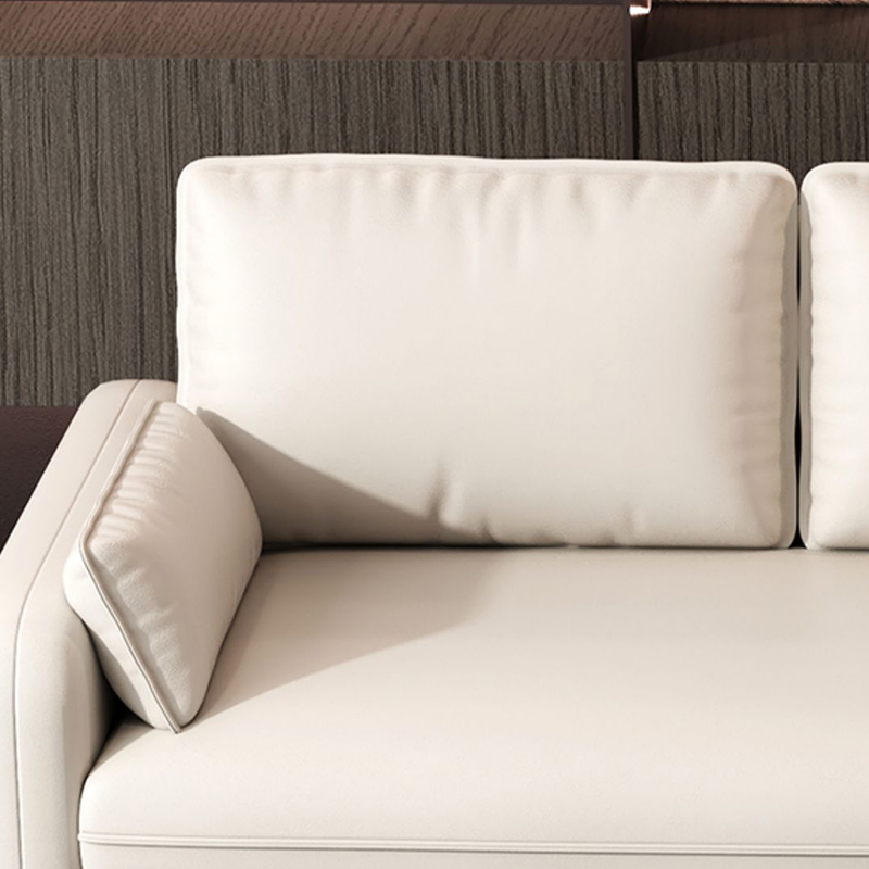 Modern Solid Color Loveseat with Square Arm and Wide Pillow Back for Living Spaces - image 13