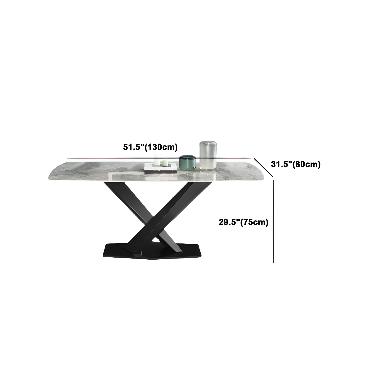 Modern Sintered Stone Top Dining Set Rectangular 1/4/5/7 Pieces Dining Area Table Set - image 12