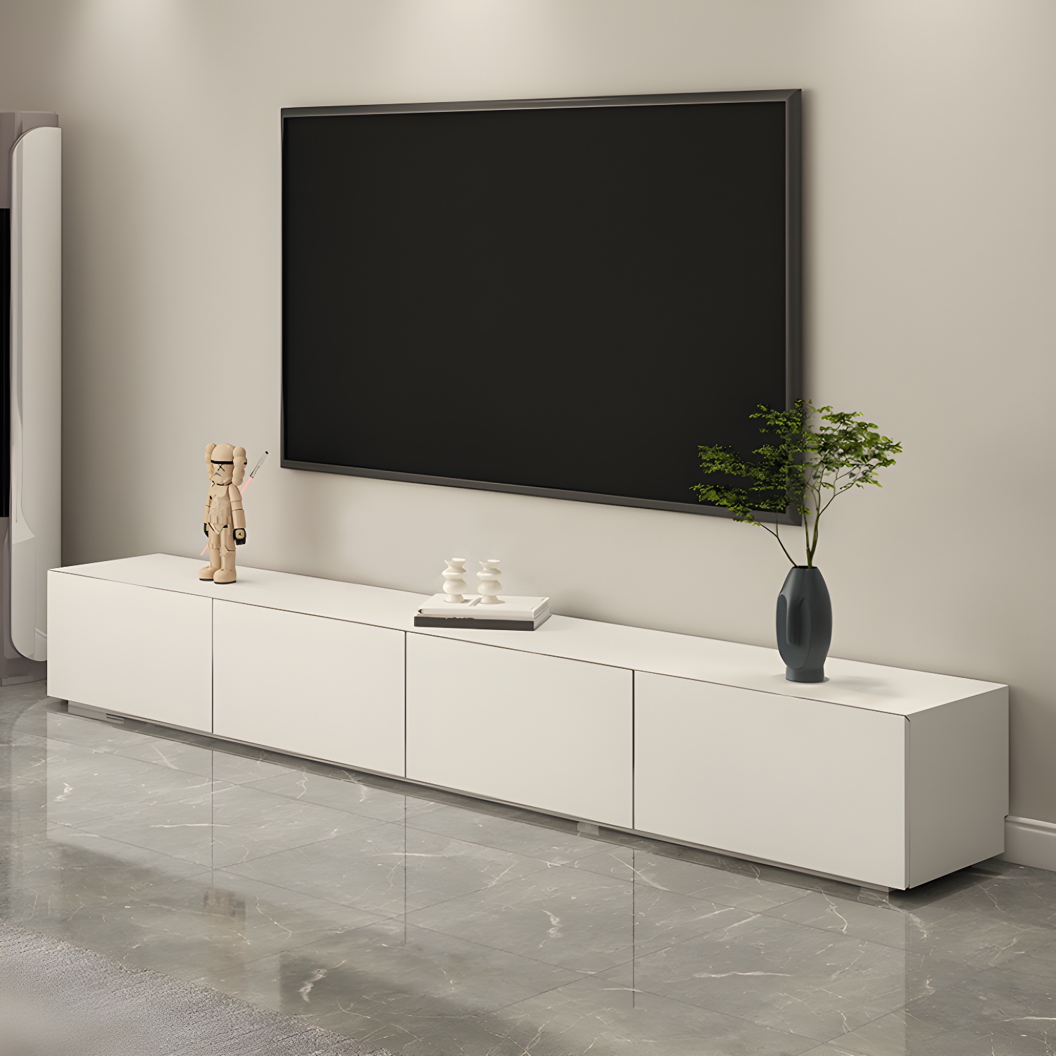 Modern Media Console Wood Media Console TV Stand for Living Room - image 4