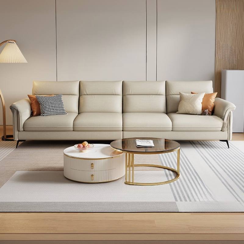 Straight/L-Shape Natural Wood Horizontal/Reversible Sofa Couch/Sofa Chaise - image 4