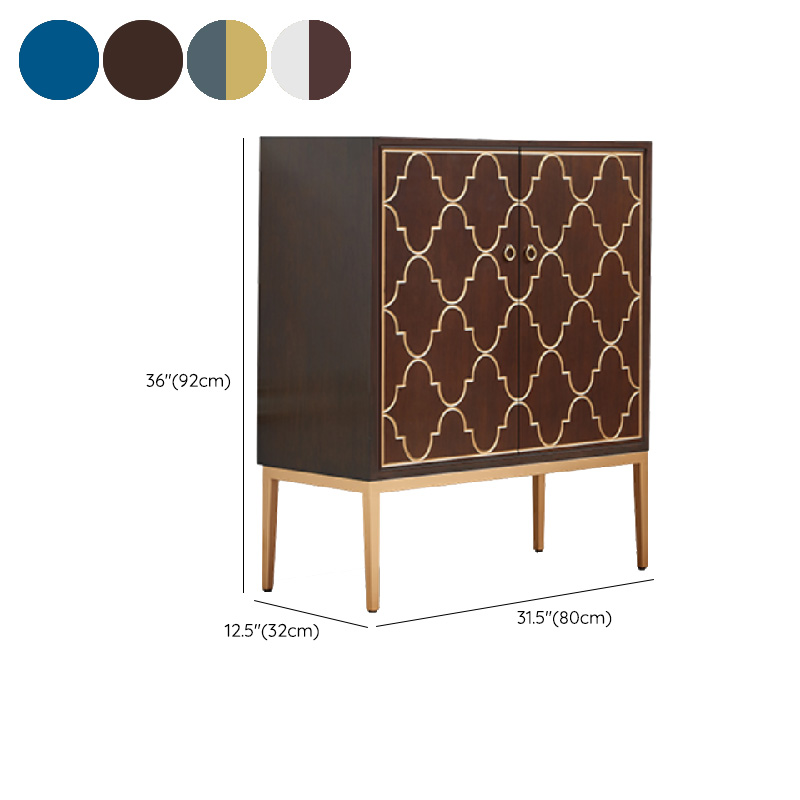 Art Deco Style Unattached Utility Cabinet with Cabinet Rings for Sitting Room - image 16
