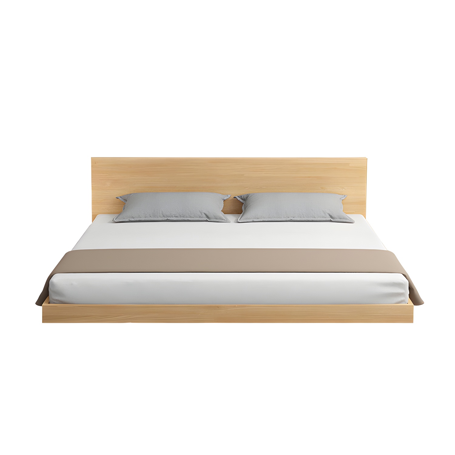 Solid Wood Platform Bed Mid-Century Modern Platform Bed Frame Mattress Included - image 10