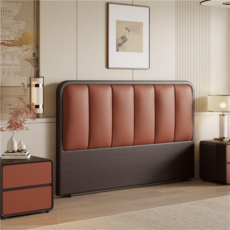 Modern Simple Style Panel Headboard in Natural Wood with No Distressing, Rectangle Shape for Twin XL/Queen/California King Bed, Featuring Sponge Upholstery and Standard Height - image 7