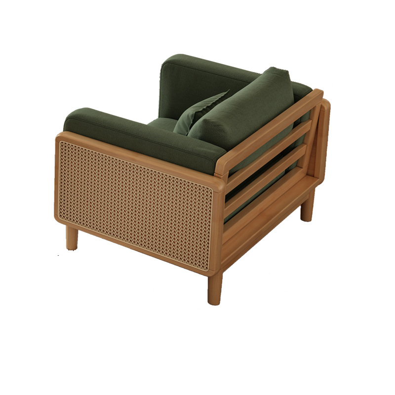 Victorian Style Jade Green Sofa Couch/Single Sofa for Sitting Room with 1 to 5 Pillows - image 2