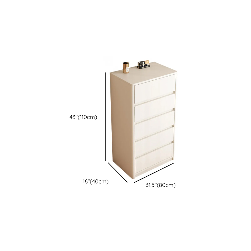 White Trendy Timber Console Dresser/Semainier with 6/8/3 Drawers in Horizontal/Vertical Orientation - image 13