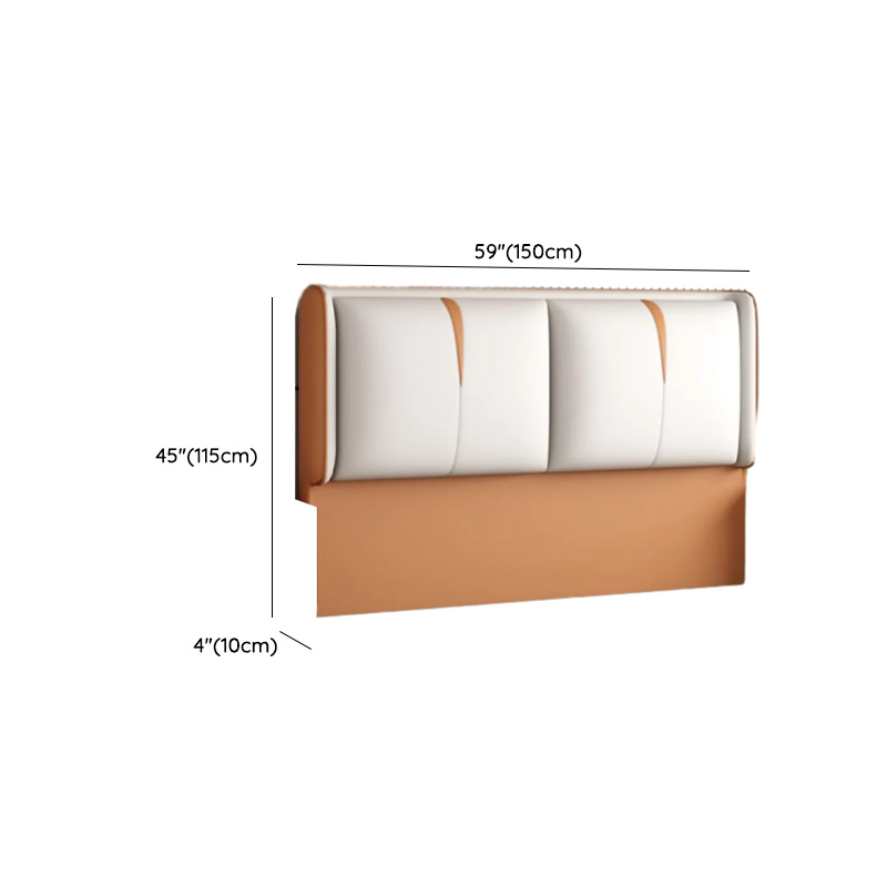 Minimalist Rectangle Timber Panel With Legs & Sponge Cushion for King(76"W x 80"L)/Queen(60"W x 80"L)/Full(54"W x 75"L) Bed, Standard（36-55“） - image 12