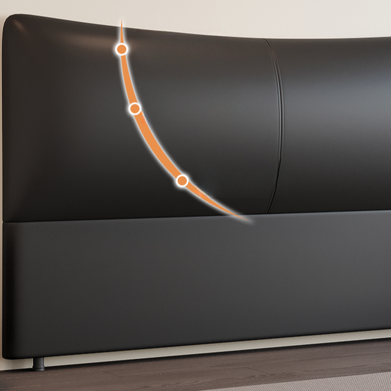 Modish Style Timber Panel Headboard with No Distressing, Rectangle Shape for Full/Twin XL/King Bed, Featuring Sponge Upholstery and Standard Height - image 12