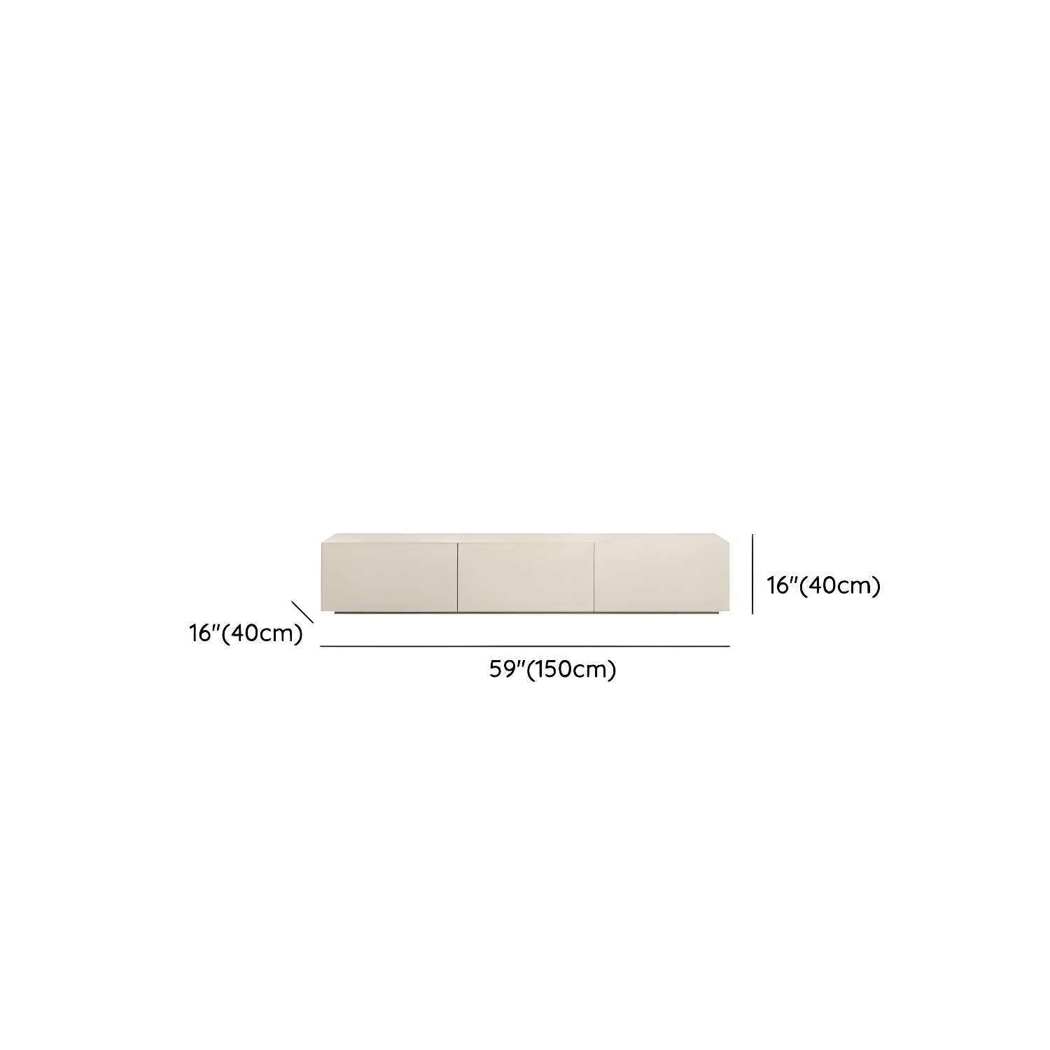 Modern Media Console Wood Media Console TV Stand for Living Room - image 10